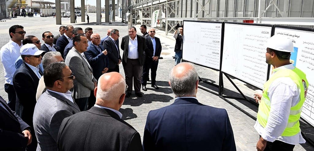 Madbouly inaugurates EGP 1B dry bulk wheat terminal in West Port Said

